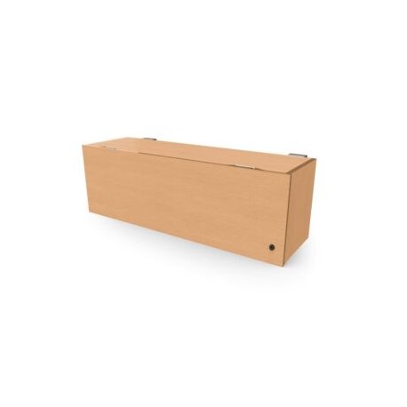 Librero colgante con cerradura 652 Melamina para oficina.