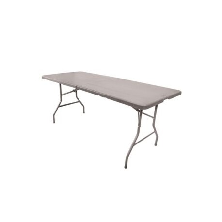 Mesa plástica plegable portafolio 180cm Café Top Living