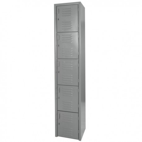 Locker Industrial de 5 puertas 180 x 38 x 45 para oficina