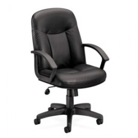 Silla ejecutiva Additional VL601 en piel negra para Oficina