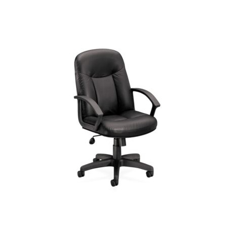 Silla ejecutiva Additional VL601 en piel negra para Oficina