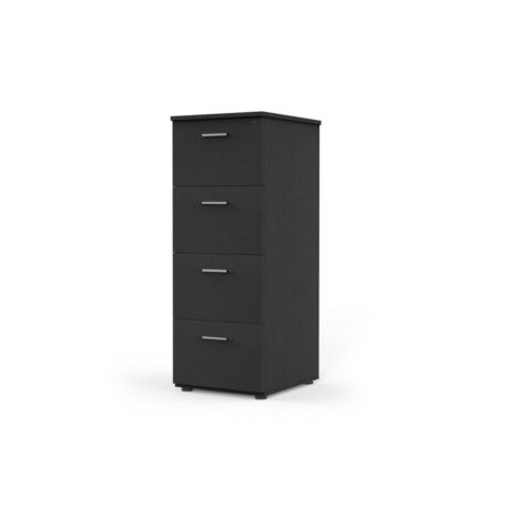 Archivero vertical de 4 gavetas Melamina Oficio Línea Italia